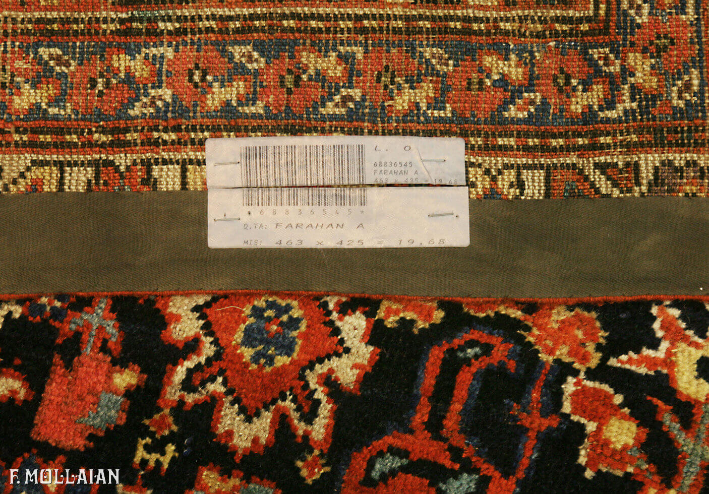 Antique Persian Farahan Carpet n°:68836545